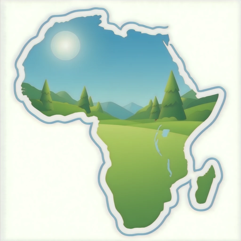 africa on map emoji