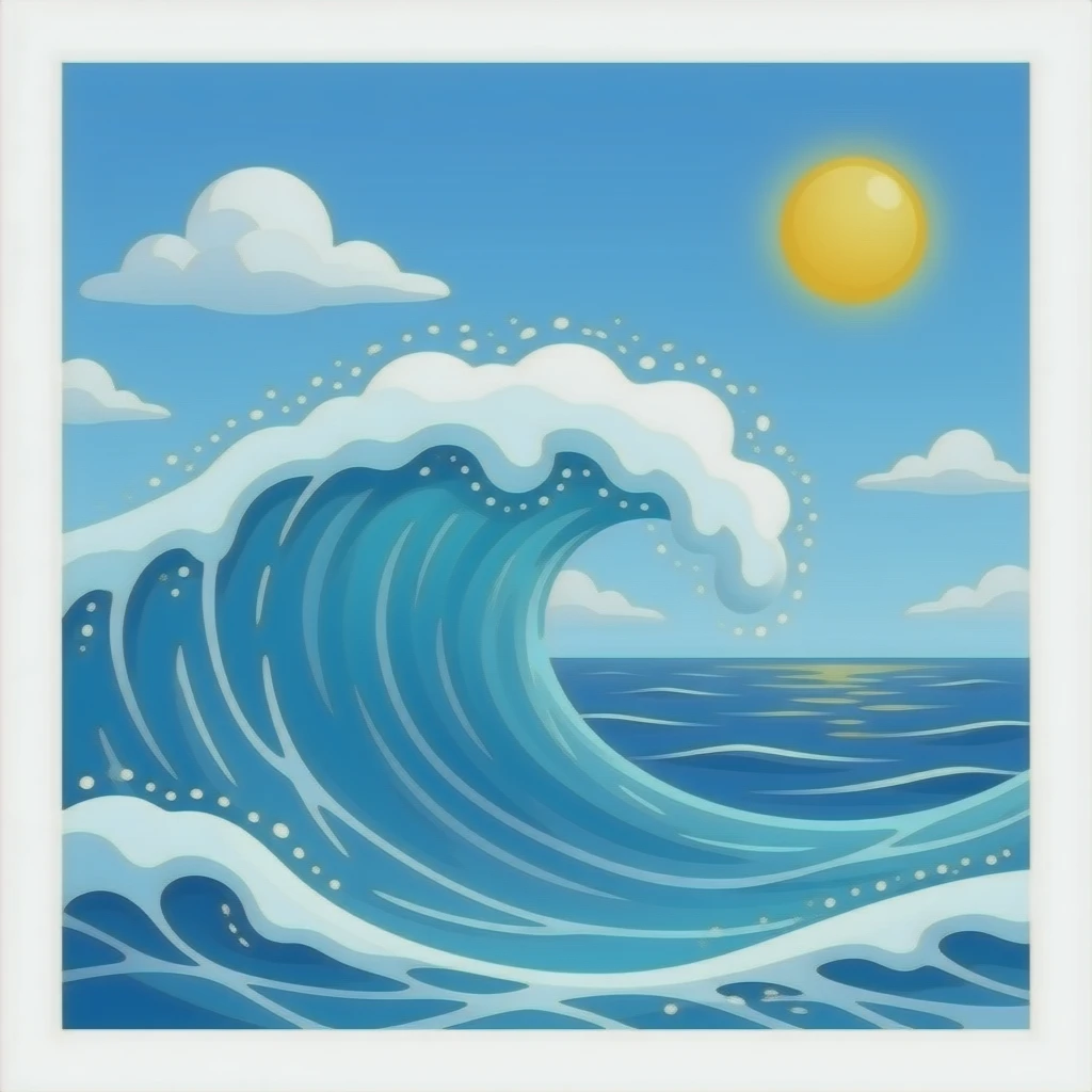 waves emoji