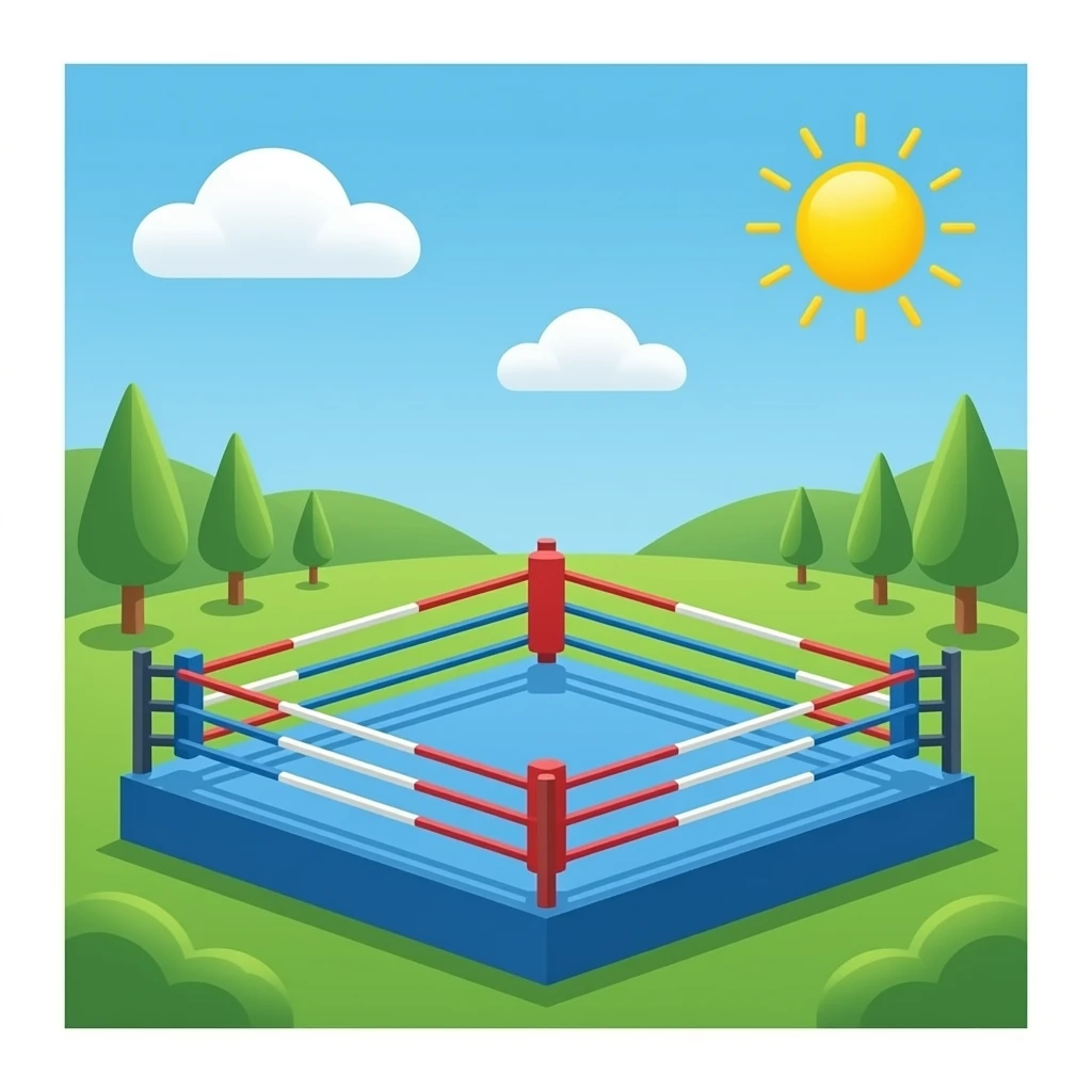 Boxer ring emoji