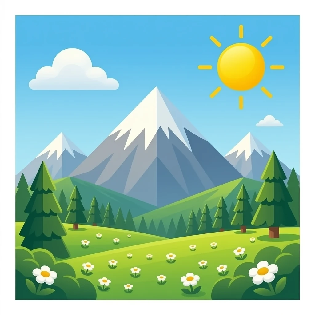 mountain emoji