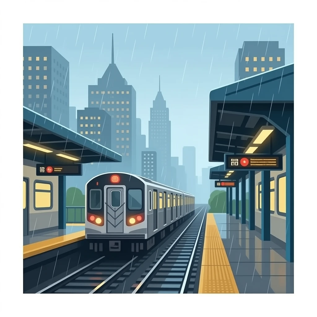 Metro station emoji