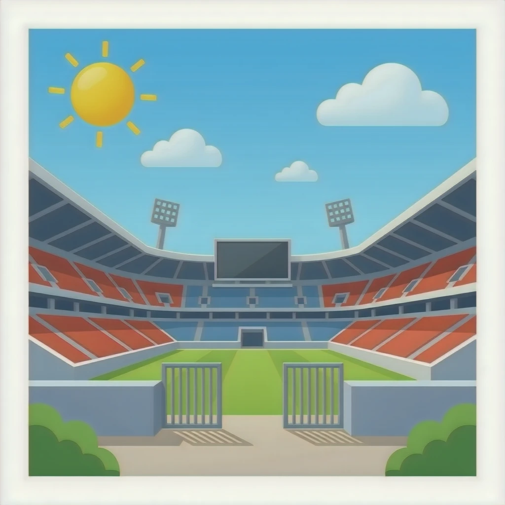 entrada partido de futbol emoji