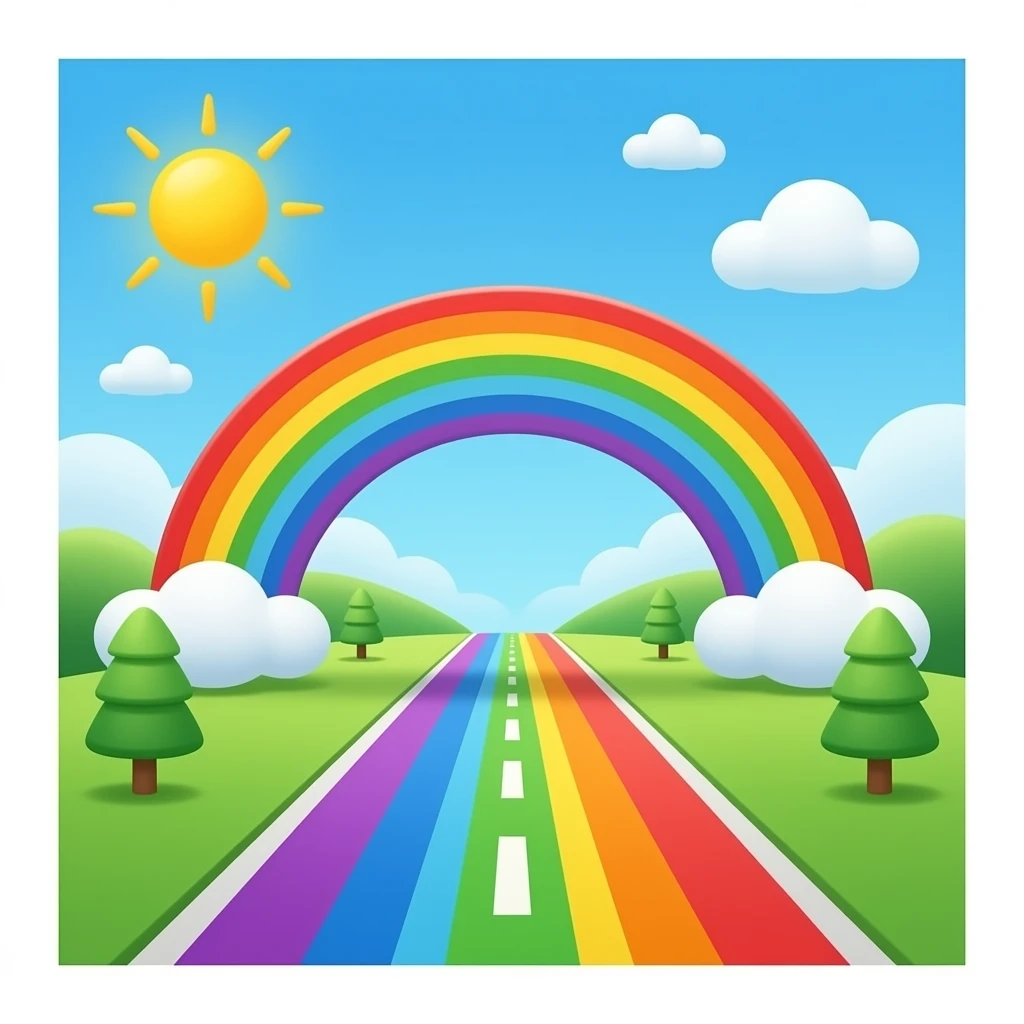 rainbow road emoji