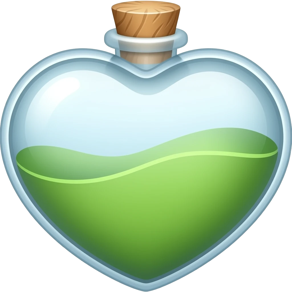 heart shaped potion emoji