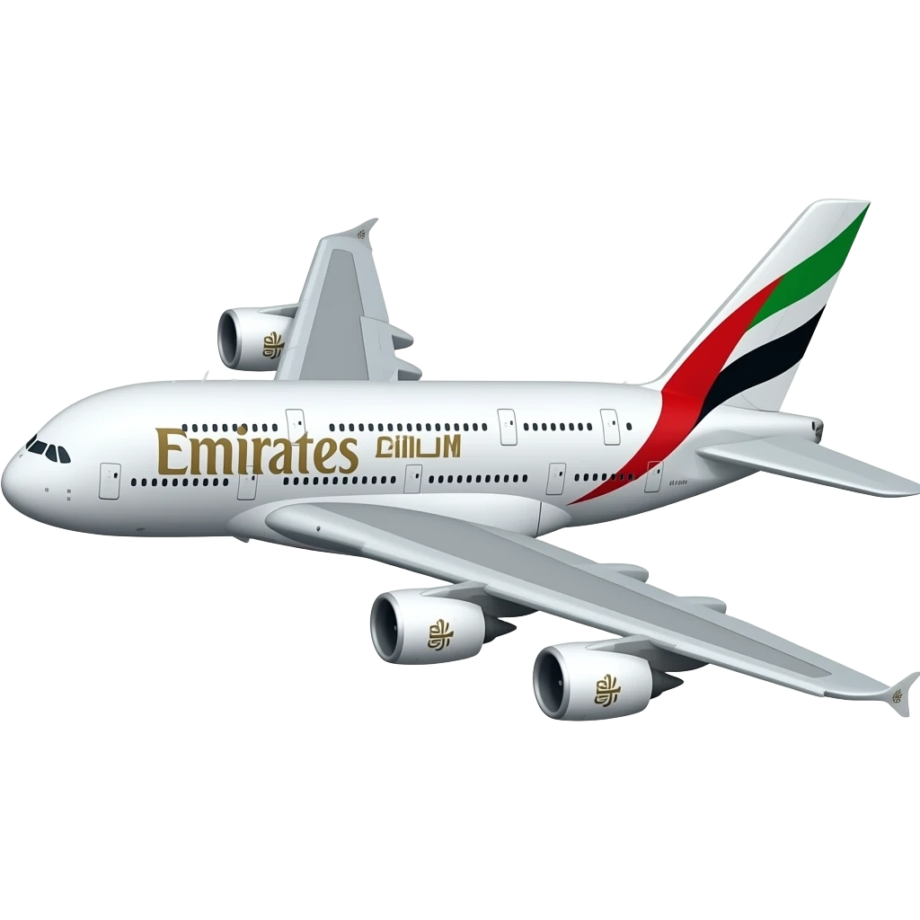 Emirate Airways landing emoji