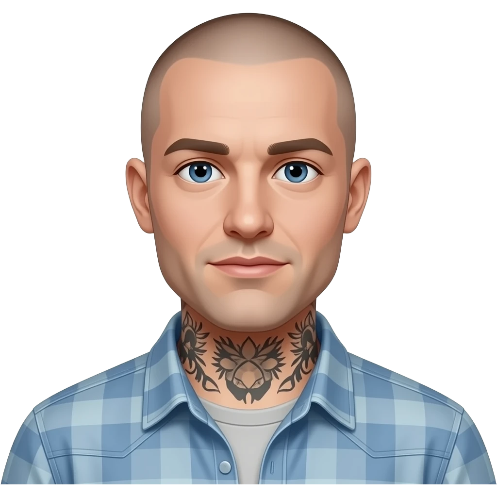 RonanEwan tatto small hair emoji