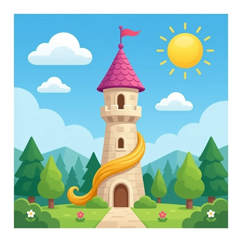 rapunzels tower emoji