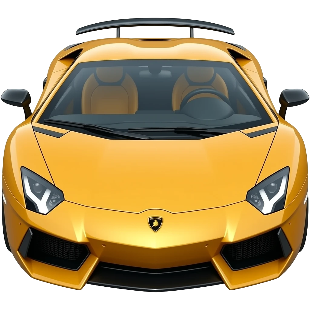 A Lamborghini emoji