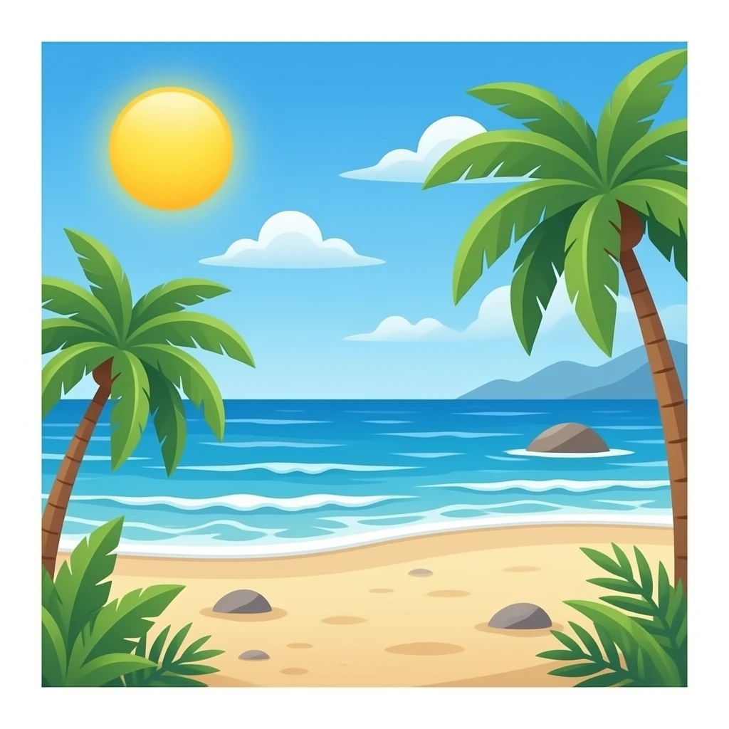 beach emoji