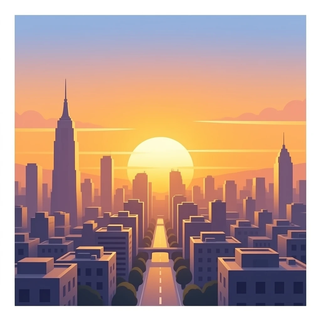Sunset city emoji