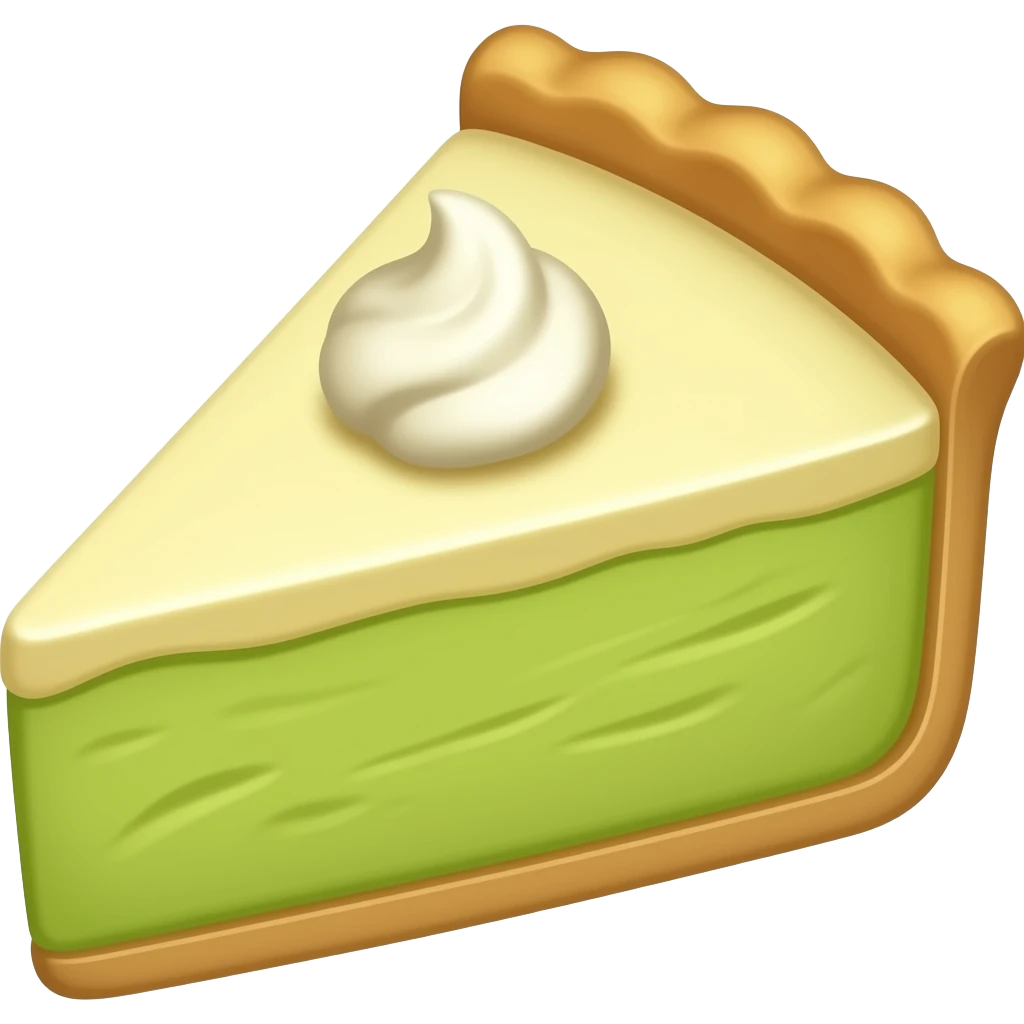 Pistachio cream pie emoji