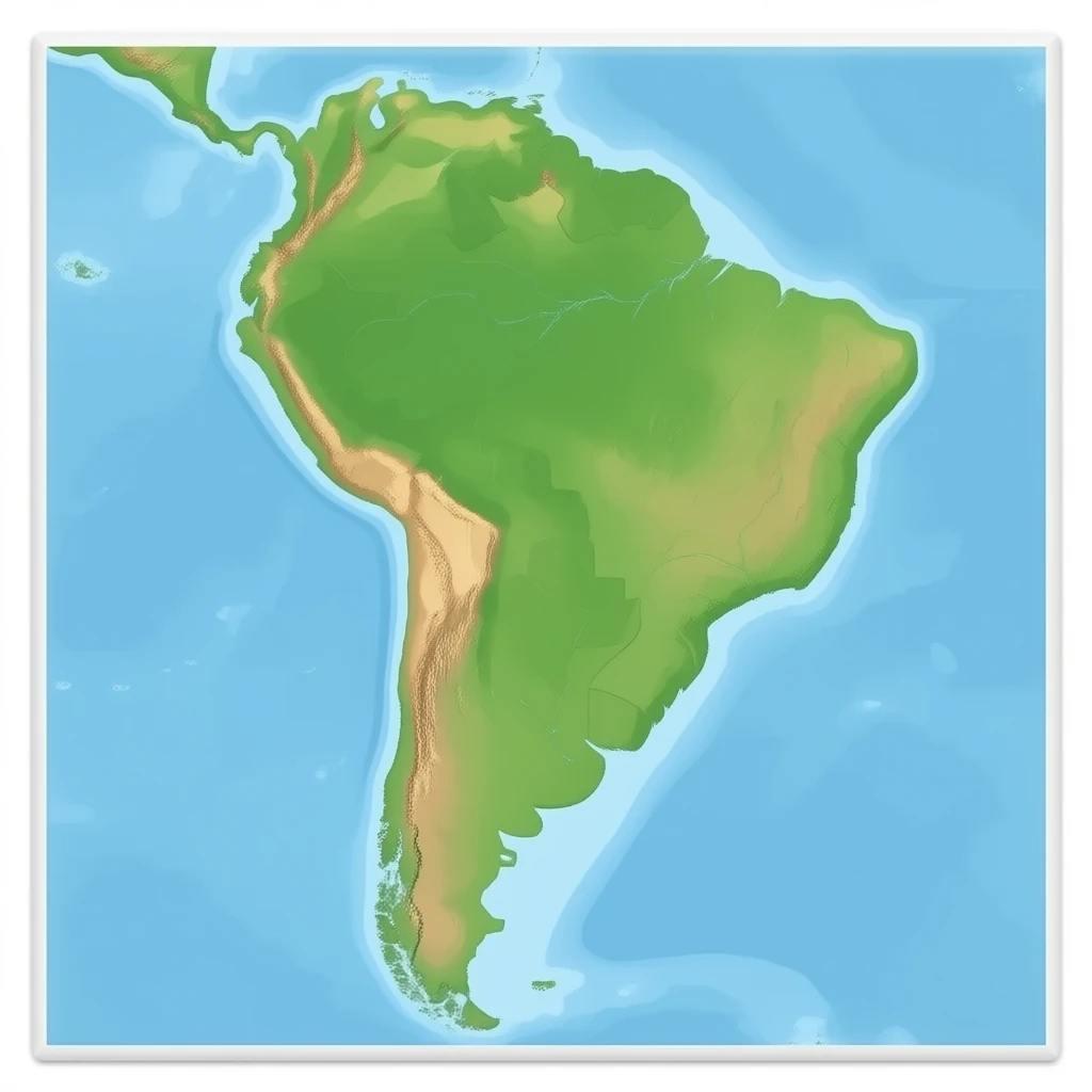 America south map emoji