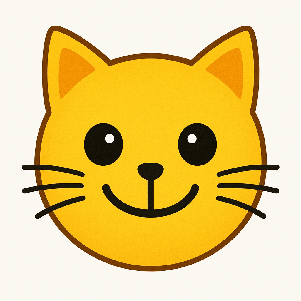 yellow cat face emoji emoji