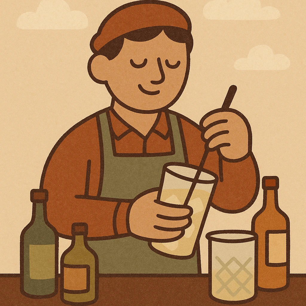 bartender mixing drinks emoji