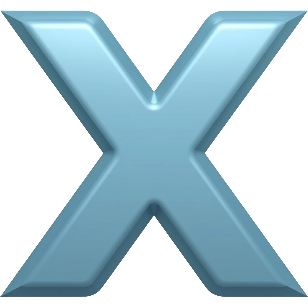 X emoji