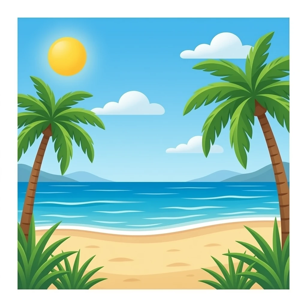 beach emoji
