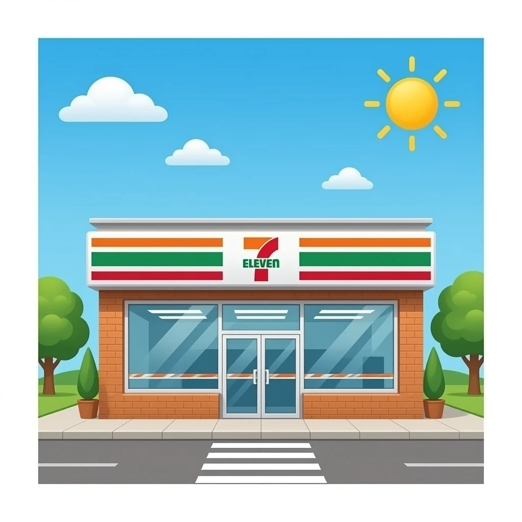 7 eleven shop emoji