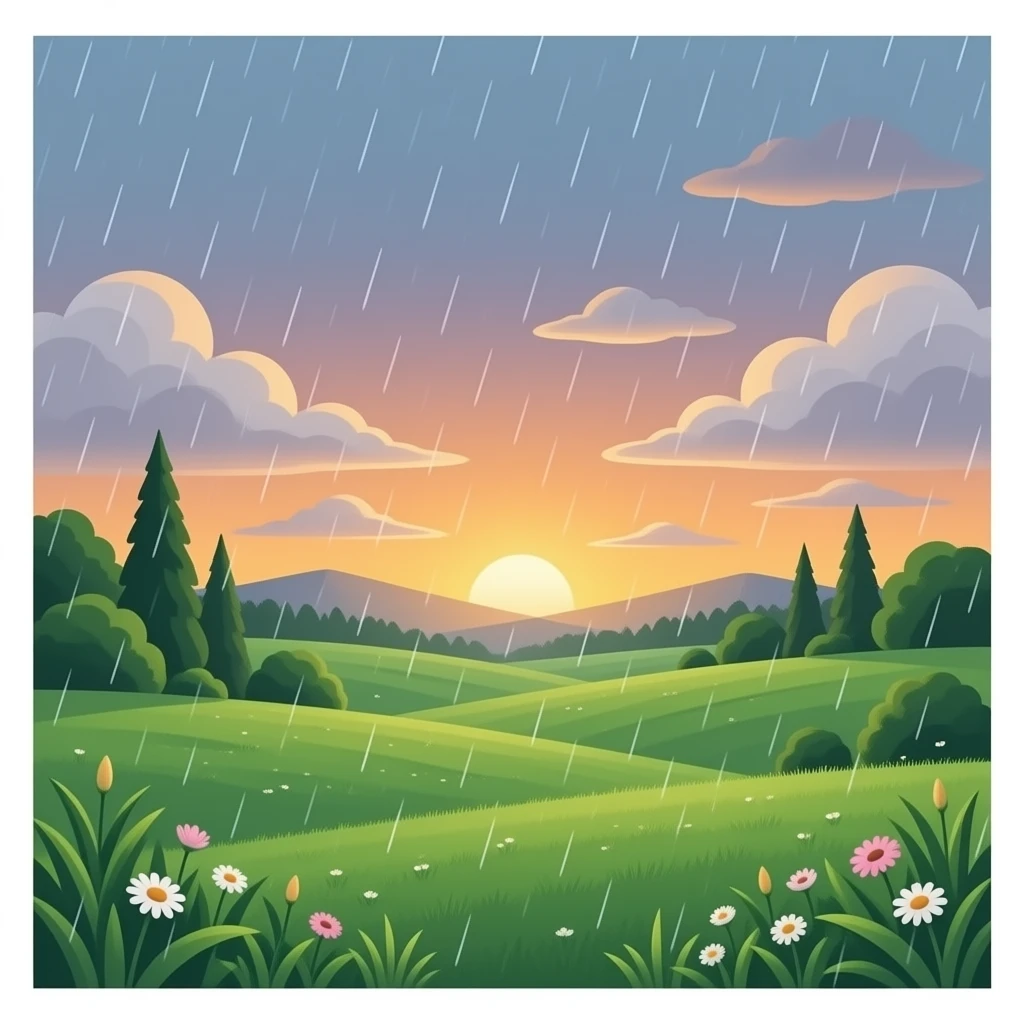 Rain emoji