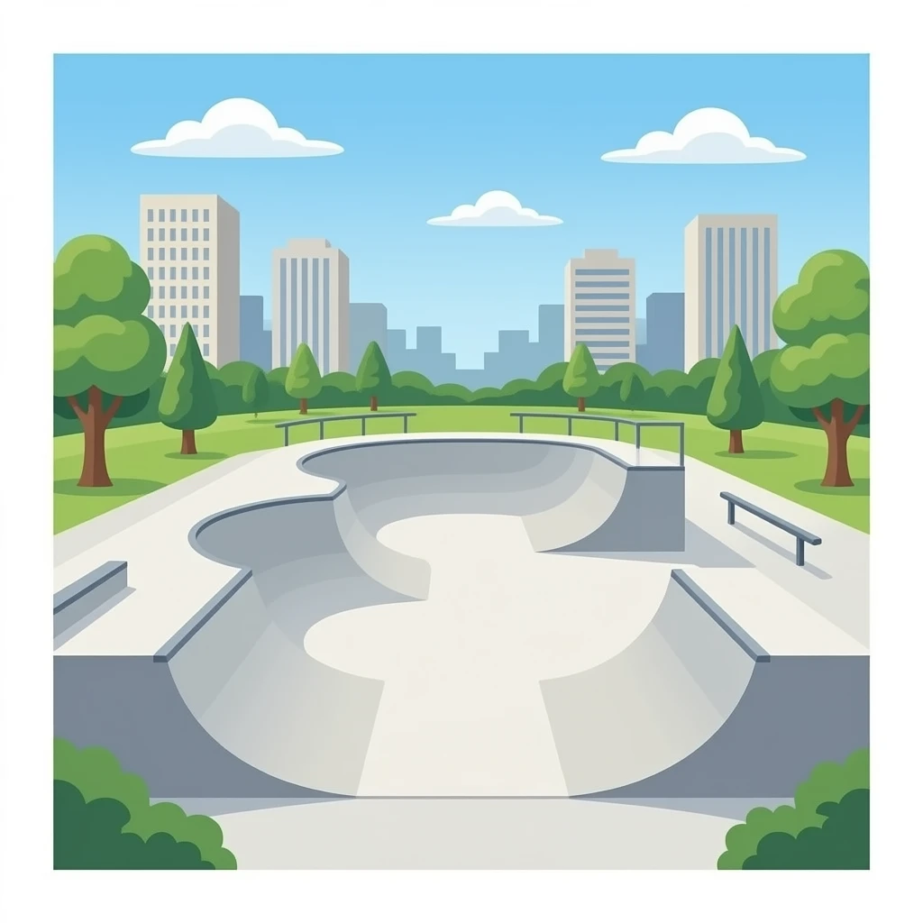 skate park for roller bladers emoji