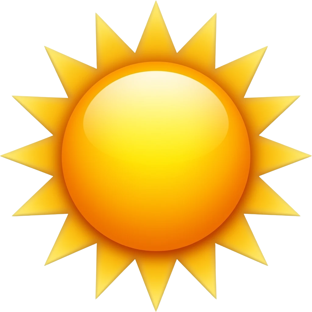 Sun emoji