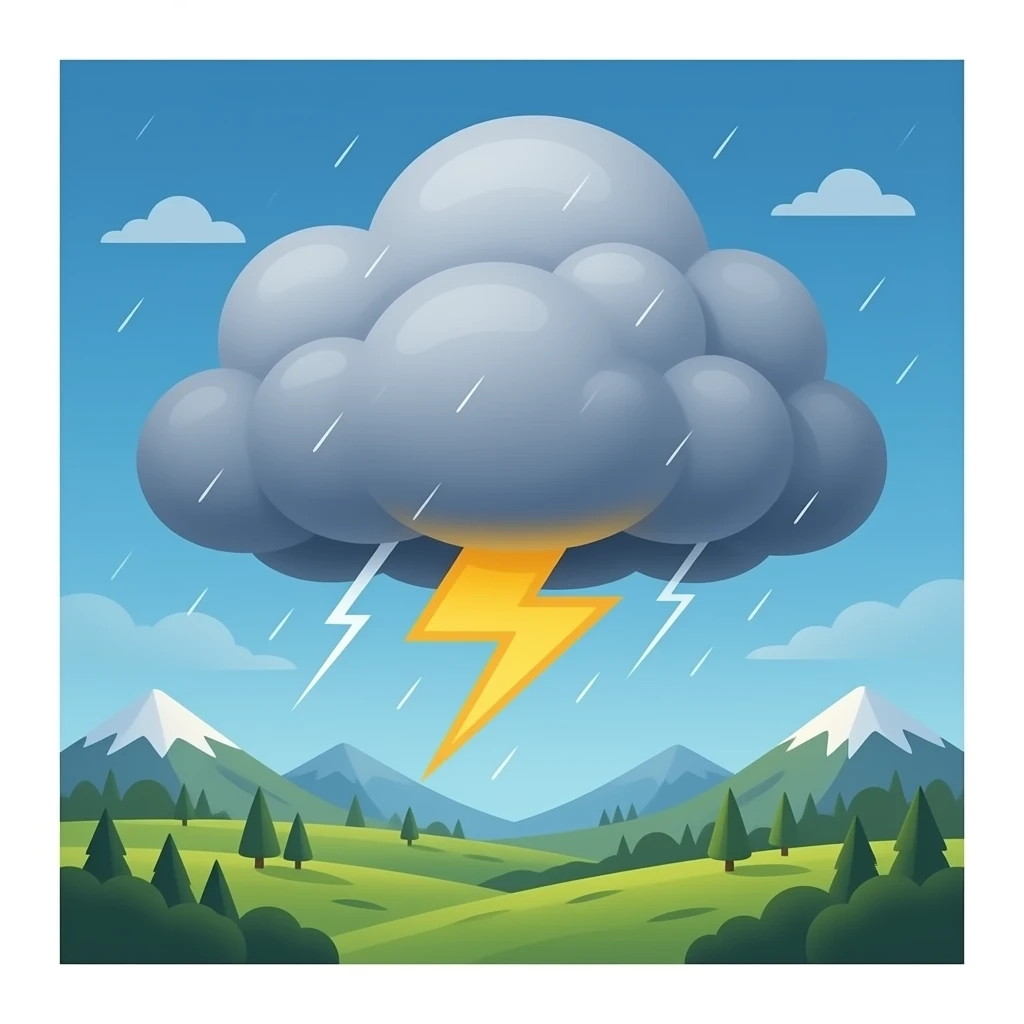 Thunder emoji