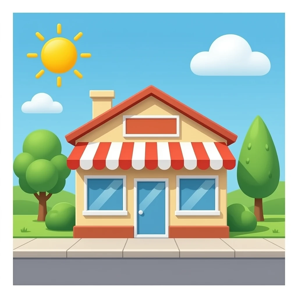 Small shop emoji