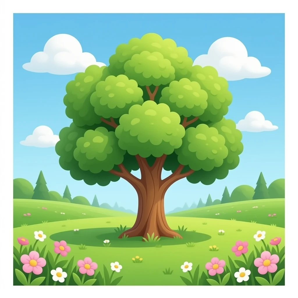 spring tree emoji