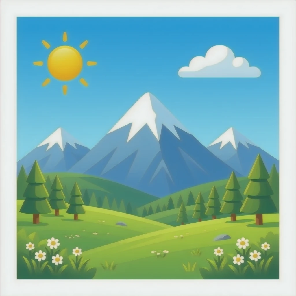 mountain emoji