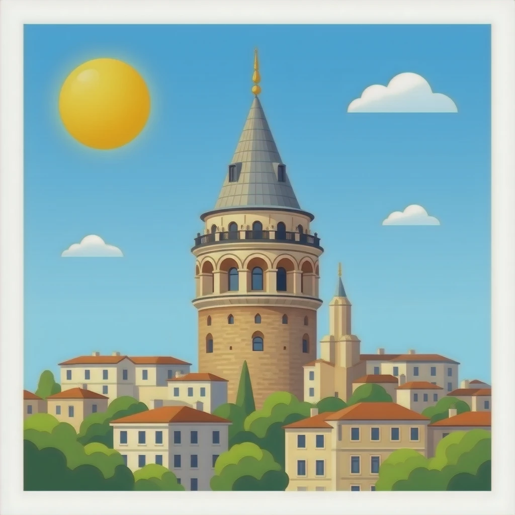 galata kulesi emoji