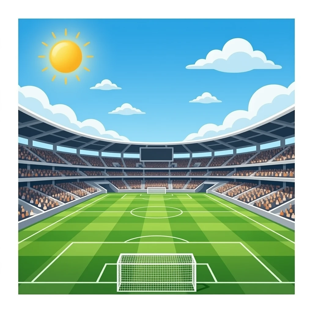 Soccer stadium emoji