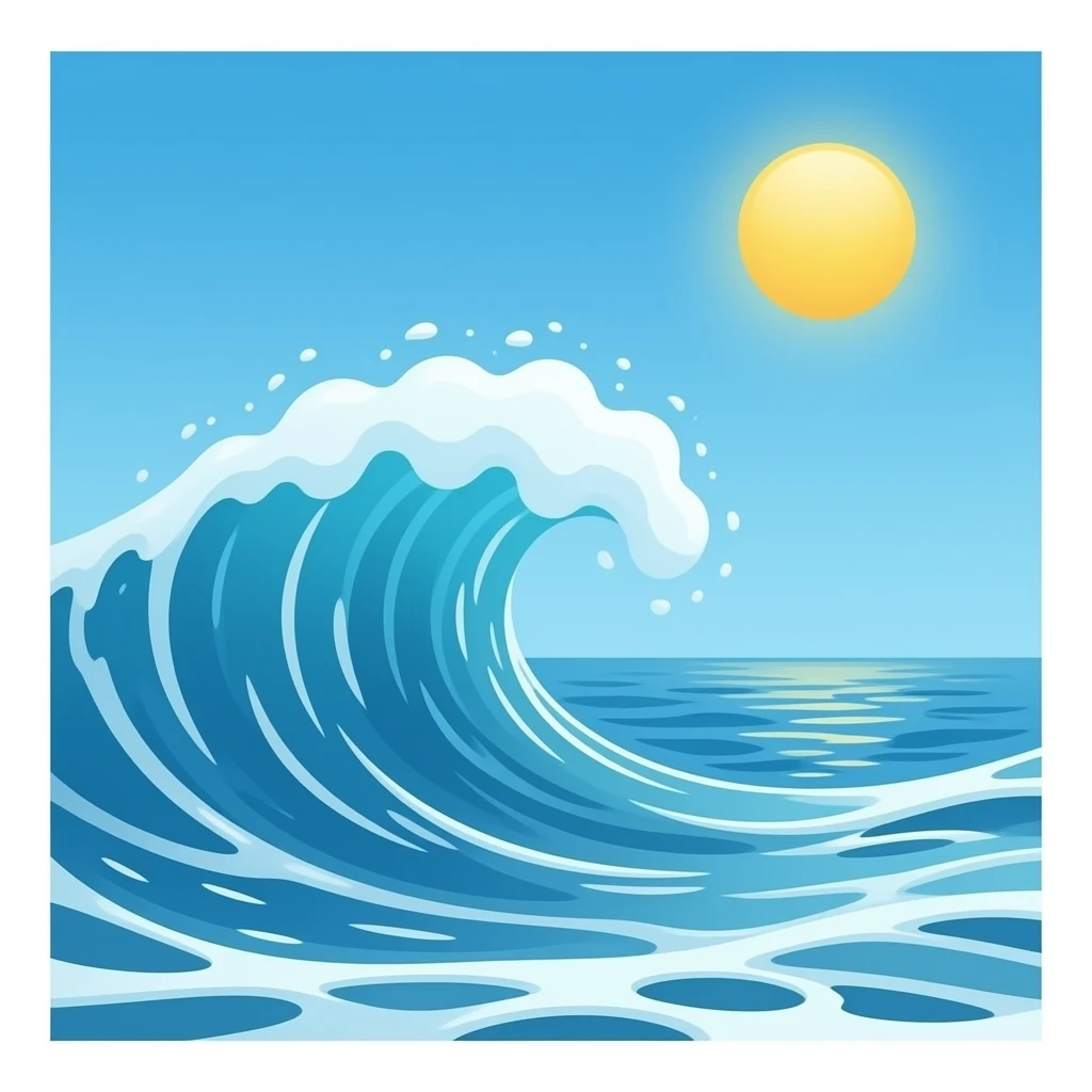 waves emoji