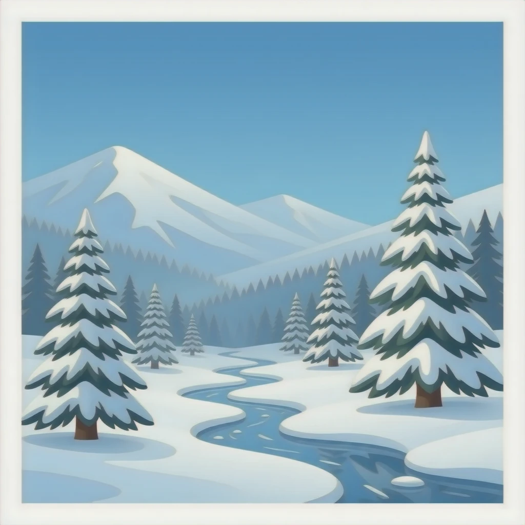 Christmas Snow emoji