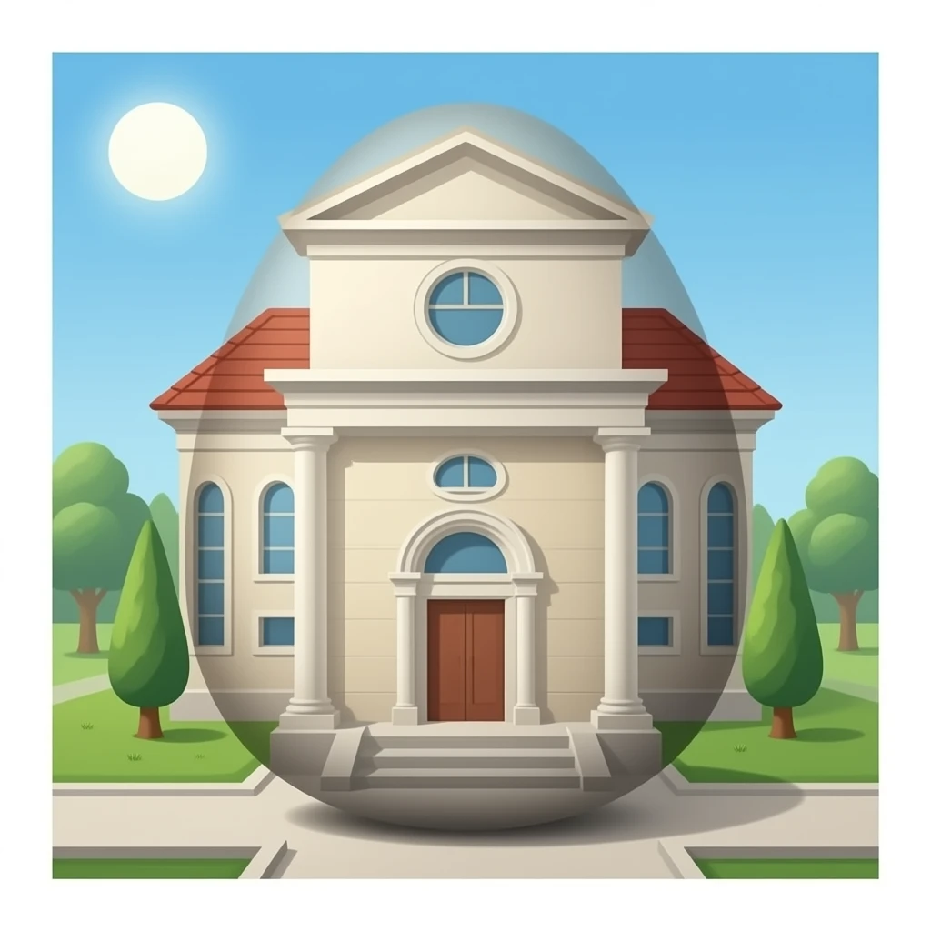 a pebble, museum emoji
