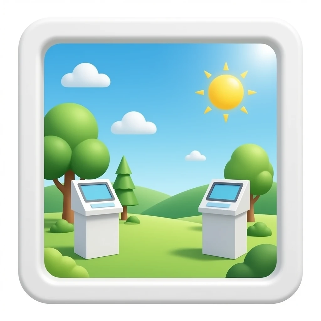 interactive exhibition stand emoji