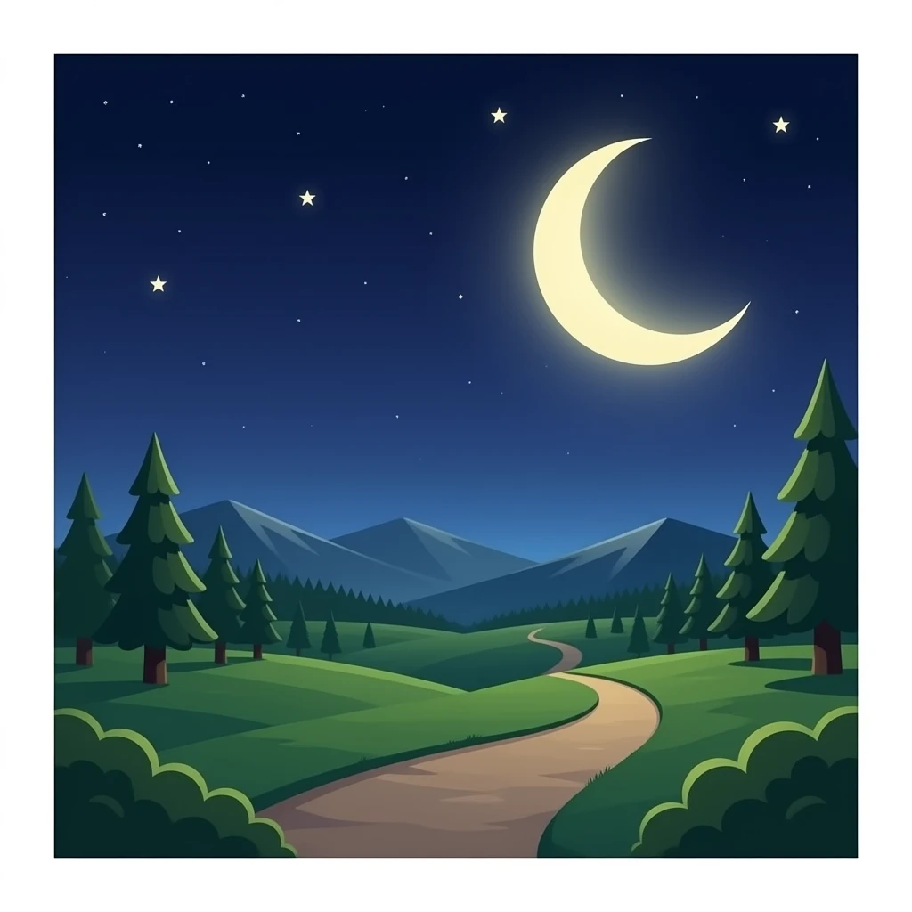 eclipse nighttime emoji