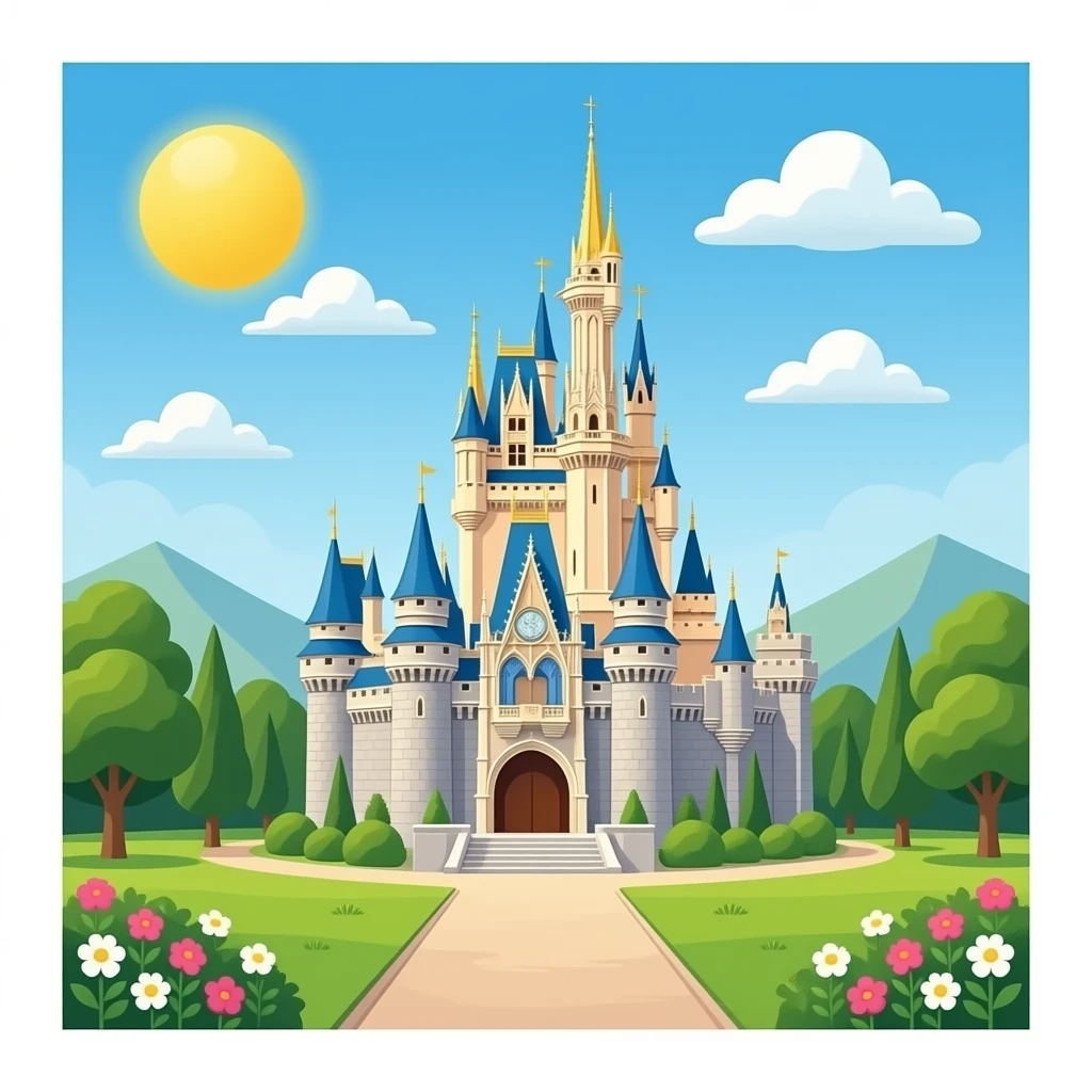 Beauty and the Beast's Castle emoji