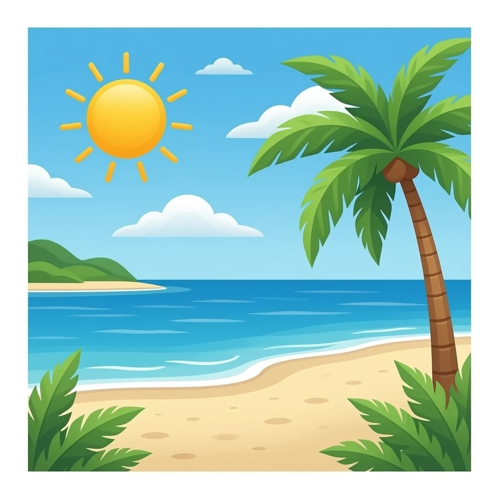beach emoji