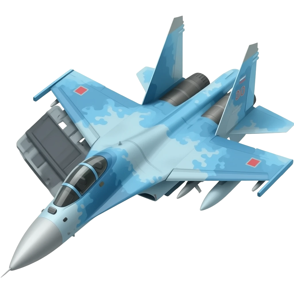 сгенерируй рксски самлёт су-33 emoji
