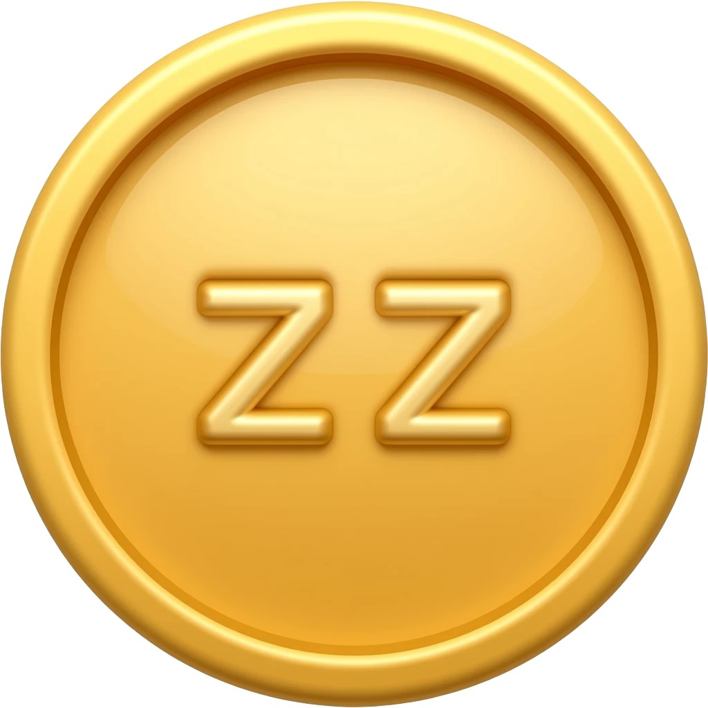 Zzz coin emoji