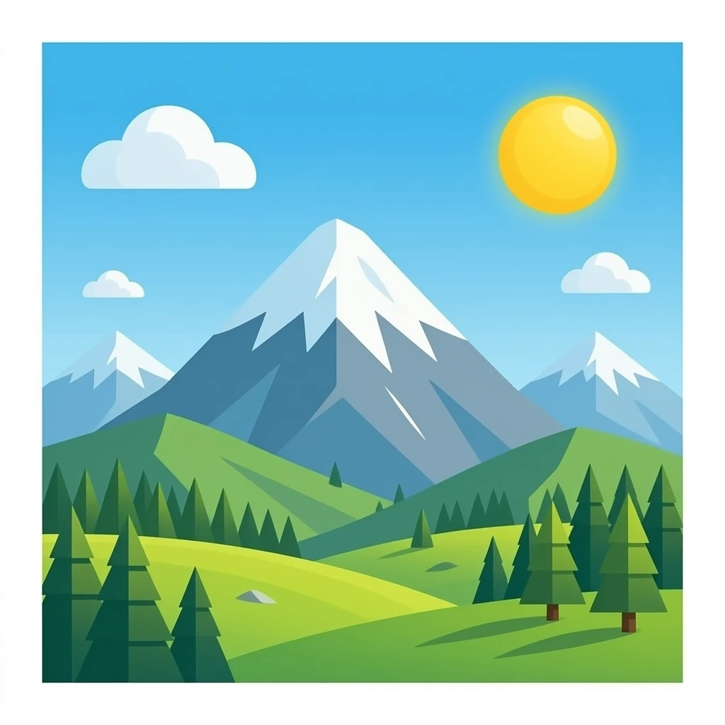 mountain emoji