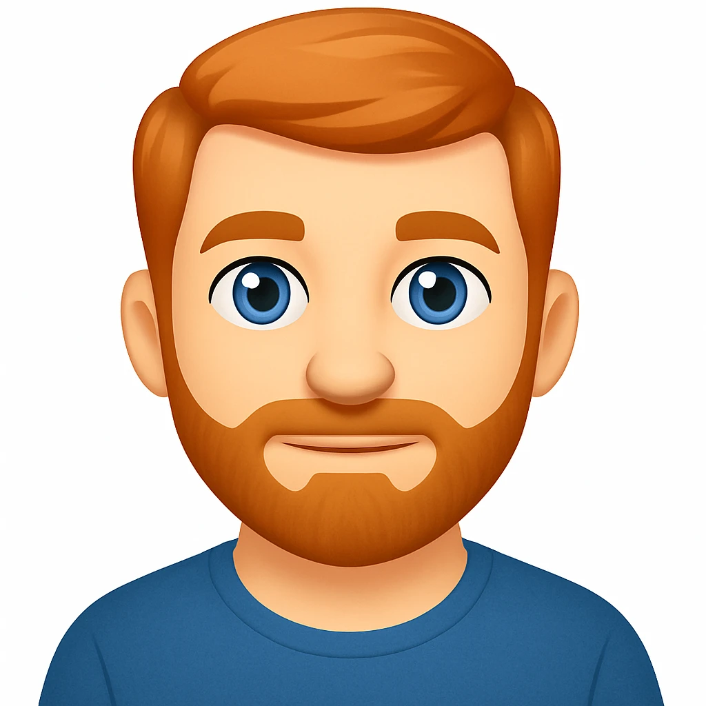 turn the second man in emoji style of the 1st image, match the facial features and clothes emoji
