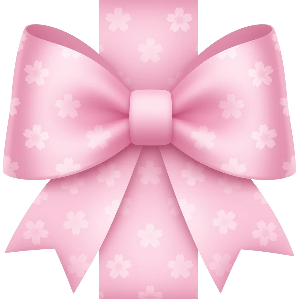 🎀🌸 emoji