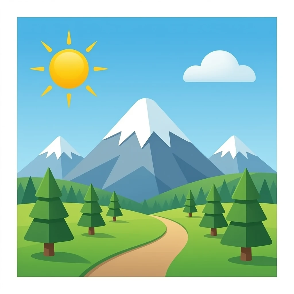 mountain emoji