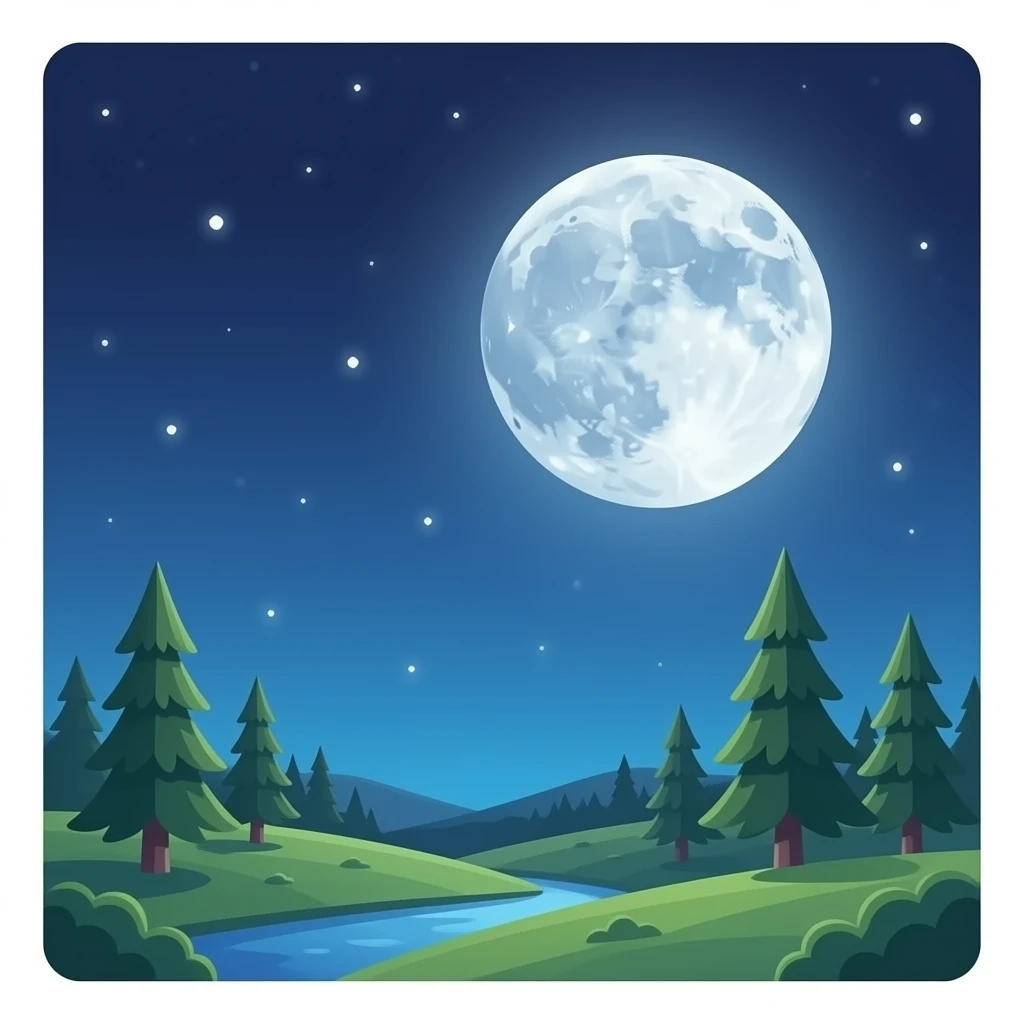 Moon emoji