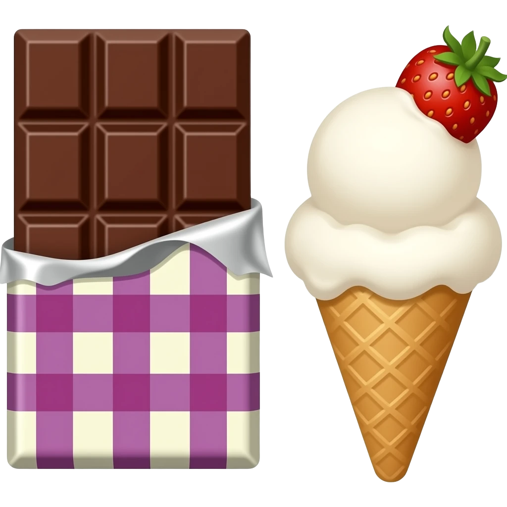 🍫🍨🍓🍨 emoji