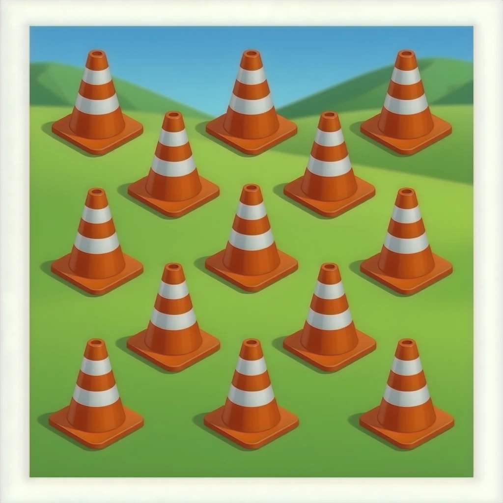 Cone zone emoji