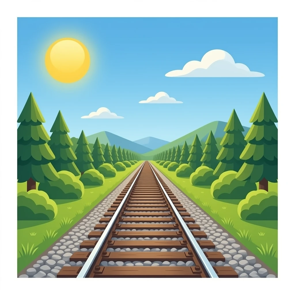 Railroad emoji