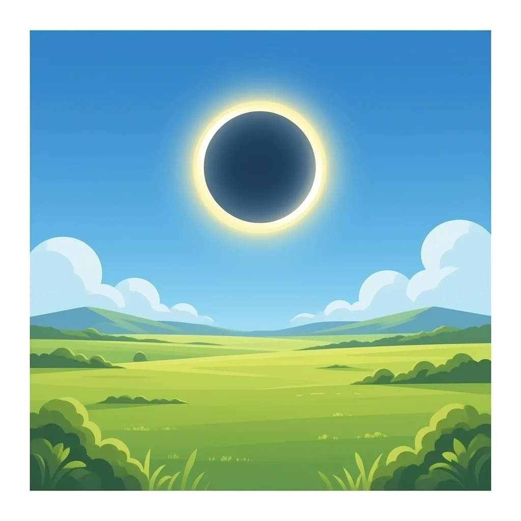 Solar eclipce emoji