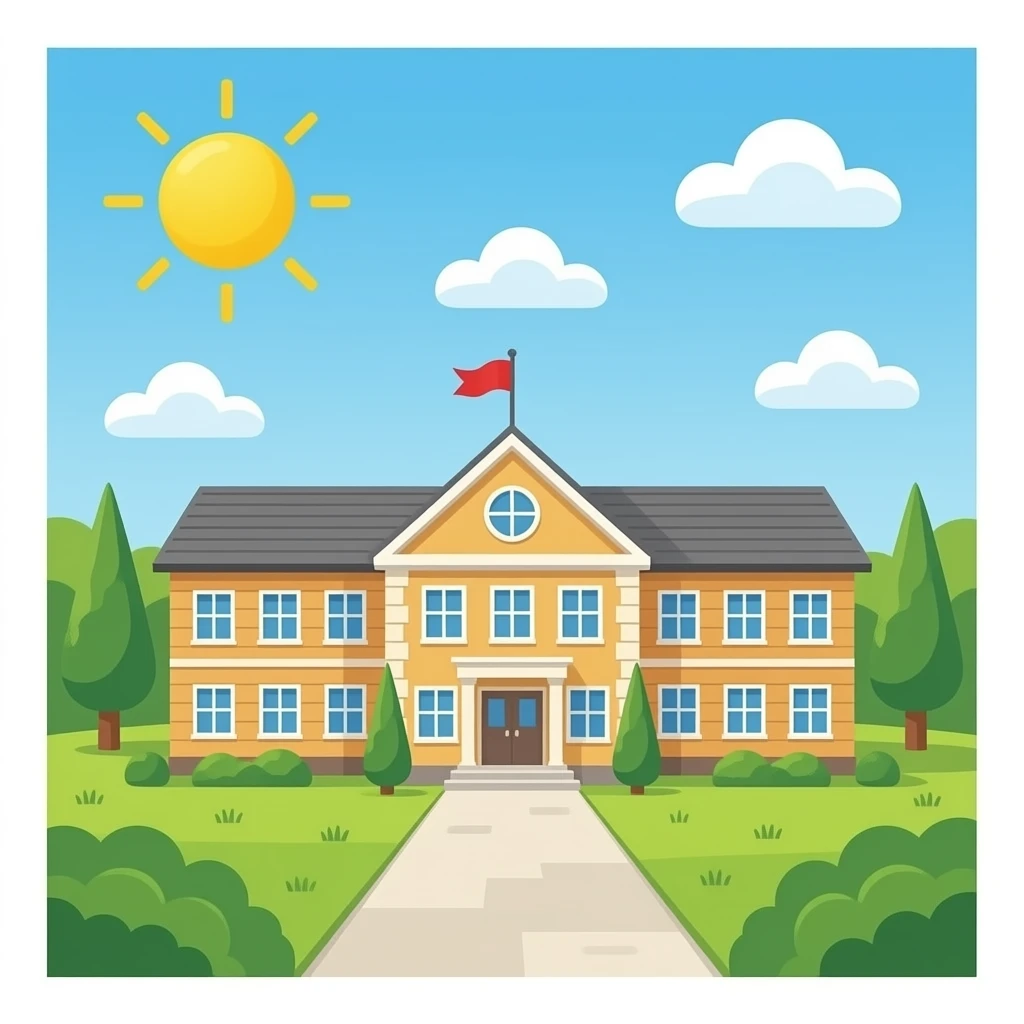 school background emoji
