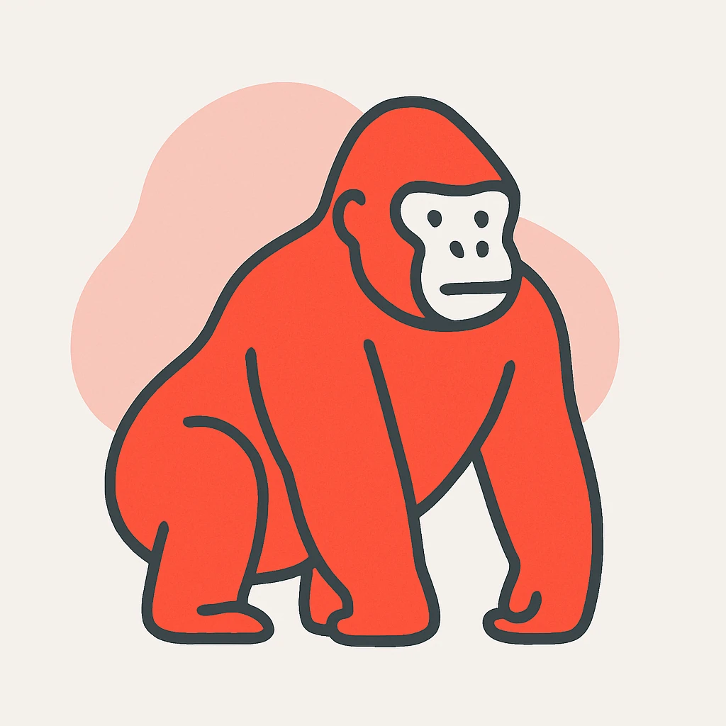 Gorilla emoji